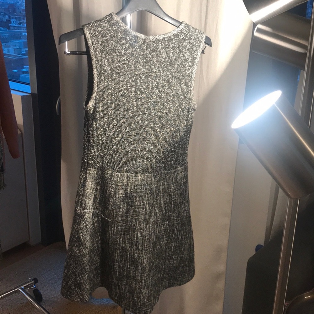 Theory black and white knit boucle dress - Picture 3 of 5